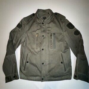 Buffalo David Bitton Men's Military Utility Jacket Army Green Size XL Corpcore